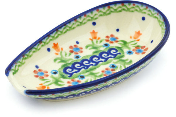 5" Spoon Rest - D19 | Polish Pottery House