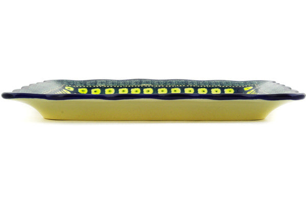 9" Platter - DU78 | Polish Pottery House