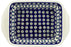 8" x 12" Rectangular Baker with Handles - Peacock | Polish Pottery House