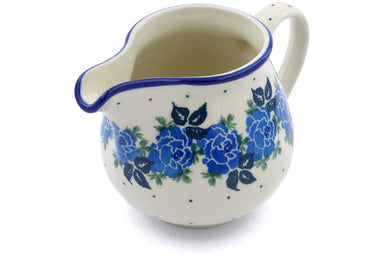 8 oz Creamer - Bendikas Floral | Polish Pottery House