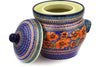 18 cup Canister - Poppies | Polish Pottery House