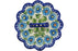 9" Egg Plate - D116 | Polish Pottery House