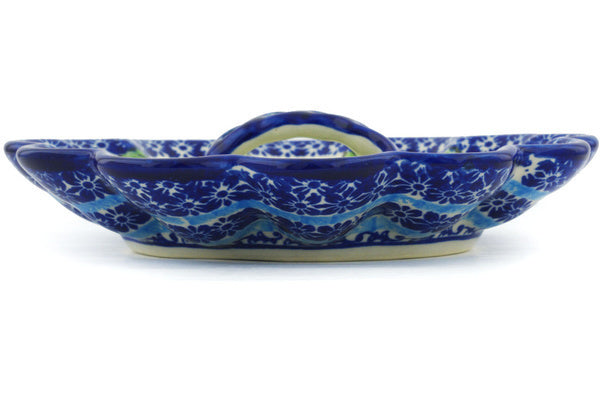 9" Egg Plate - D116 | Polish Pottery House