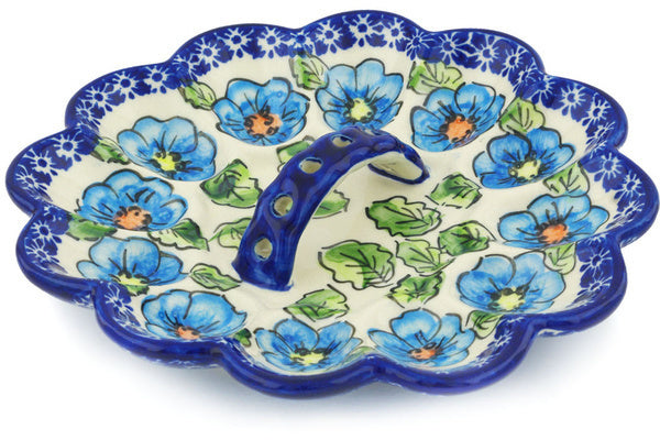 9" Egg Plate - D116 | Polish Pottery House