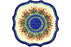 11" Platter - Crimson Bells | Polish Pottery House