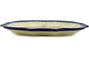 11" Platter - Crimson Bells | Polish Pottery House
