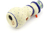 7" Snowman Candle Holder - Evergreen | Polish Pottery House
