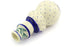 7" Snowman Candle Holder - Evergreen | Polish Pottery House