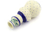 7" Snowman Candle Holder - Evergreen | Polish Pottery House