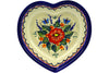 17 oz Heart Bowl - Butterfly Garden | Polish Pottery House