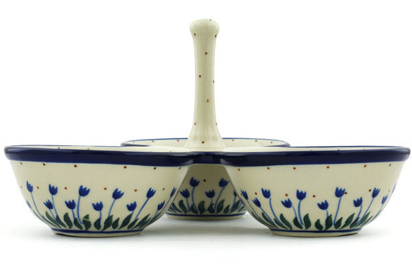 10" Condiment Server - 490AX | Polish Pottery House