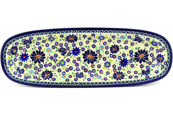 18" Platter - DU126 | Polish Pottery House