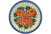 10" Dinner Plate - D109 | Polish Pottery House