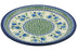 11" Dinner Plate - Blue Tulips | Polish Pottery House