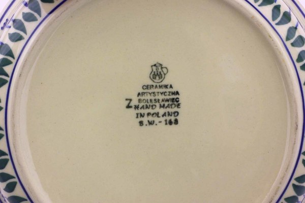 8" Round Baker with Handles - 377Z | Polish Pottery House
