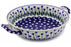 8" Round Baker with Handles - 377Z | Polish Pottery House