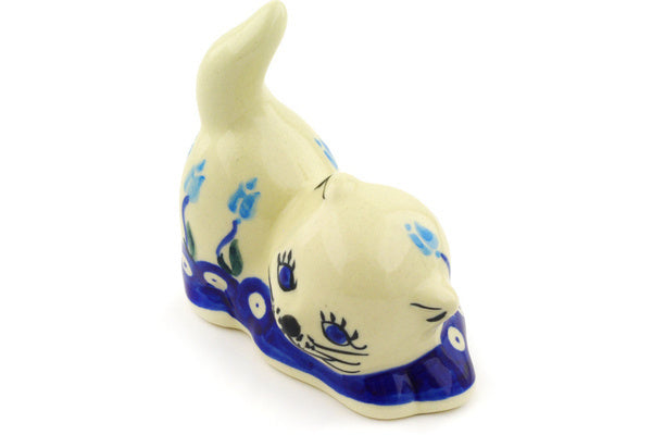 3" Cat Figurine - D107 | Polish Pottery House