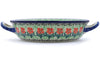 7" Round Baker with Handles - Cosmos | Polish Pottery House