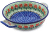 7" Round Baker with Handles - Cosmos | Polish Pottery House