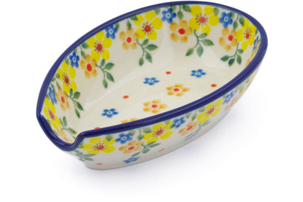 5" Spoon Rest - P9031A | Polish Pottery House
