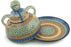 7" Cheese Lady - Blue Autumn | Polish Pottery House