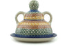7" Cheese Lady - Blue Autumn | Polish Pottery House