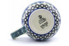 8 oz Bubble Mug - Blue Daisy | Polish Pottery House