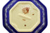 23 oz Octagonal Bowl - Floral Peacock | Polish Pottery House