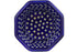 23 oz Octagonal Bowl - Floral Peacock | Polish Pottery House