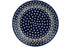 11" Dinner Plate - Blue Old Poland | Polish Pottery House