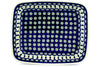 11" x 13" Rectangular Baker - Peacock | Polish Pottery House