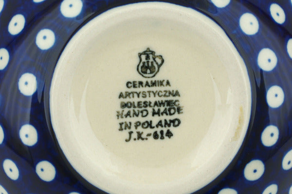 3 cup Cereal Bowl - Polka Dot | Polish Pottery House
