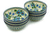 16 oz Set of 6 Bowls - 165ART | Polish Pottery House