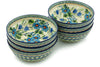 16 oz Set of 6 Bowls - 165ART | Polish Pottery House