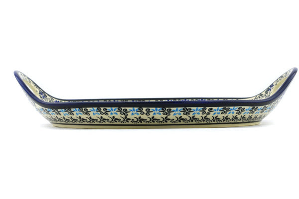 13" Tray with Handles - 1056A | Polish Pottery House