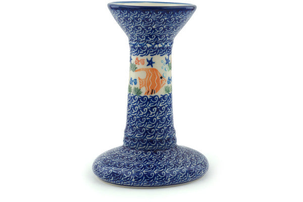 7" Candle Holder - 1317X | Polish Pottery House