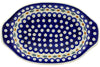12" Platter with Handles - Old Poland | Polish Pottery House
