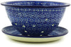 8" Colander with Plate - 91X | Polish Pottery House