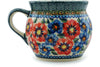 15 oz Bubble Mug - Cottage Garden | Polish Pottery House