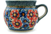 15 oz Bubble Mug - Cottage Garden | Polish Pottery House