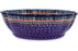 9 cup Fluted Bowl - Poppies | Polish Pottery House