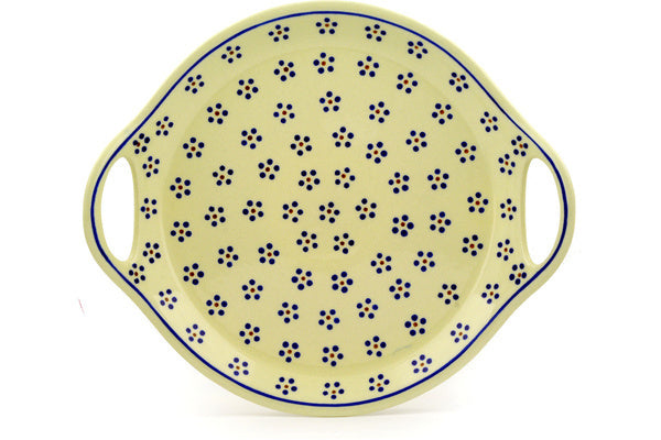13" Tray with Handles - 1 | Polish Pottery House