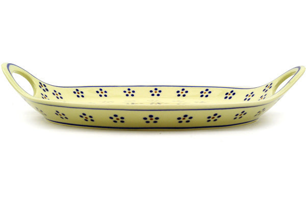 13" Tray with Handles - 1 | Polish Pottery House