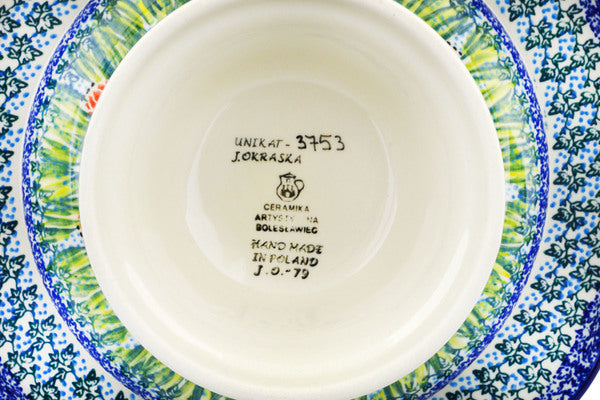12" Cake Stand - U3753 | Polish Pottery House