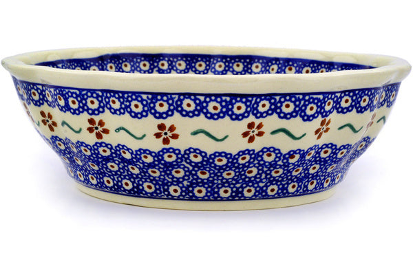 9 cup Fluted Bowl - 864 | Polish Pottery House