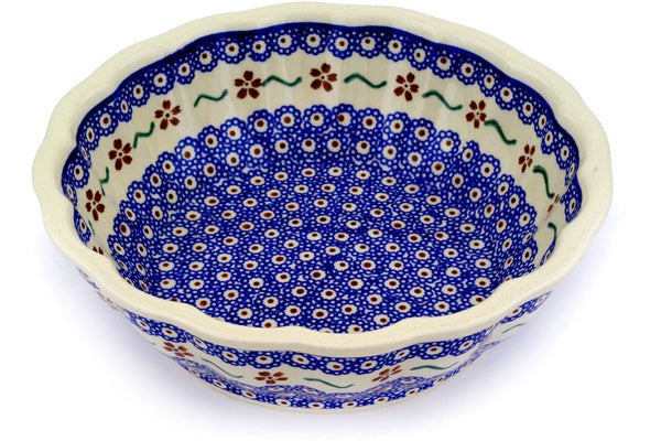 9 cup Fluted Bowl - 864 | Polish Pottery House