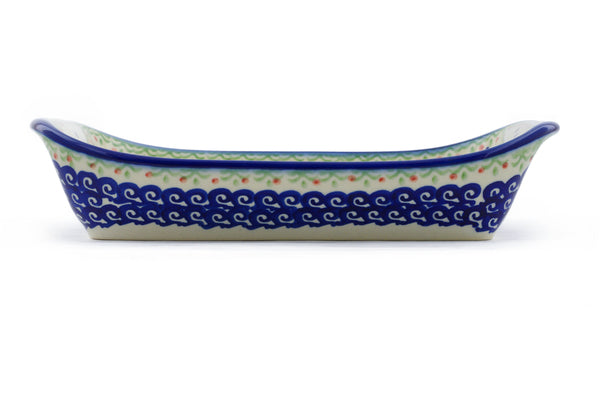 9" Platter with Handles - D19 | Polish Pottery House