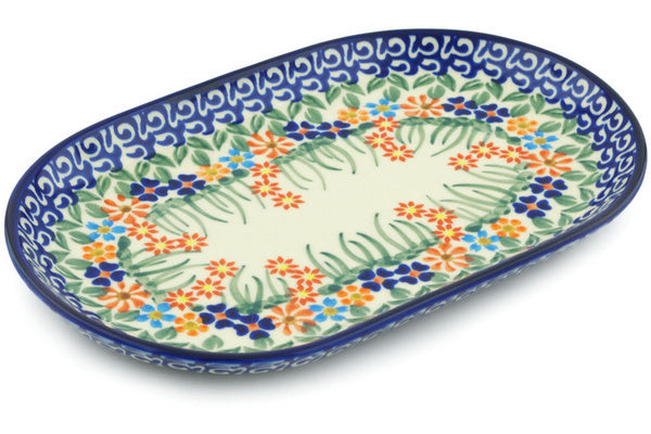 9" Platter - D146 | Polish Pottery House