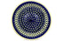 7 cup Serving Bowl with Handle - Peacock | Polish Pottery House