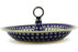 7 cup Serving Bowl with Handle - Peacock | Polish Pottery House